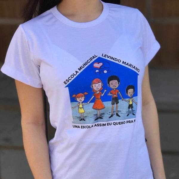 Camisetas estampadas para escolas