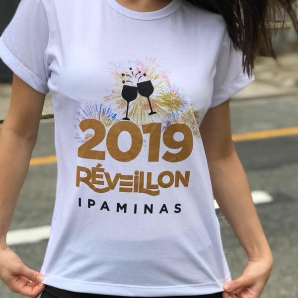 Camisetas brancas estampadas