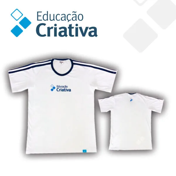 Camisa Masculina Branca Ens  Fundamental   Tam  6 ao EXG 1