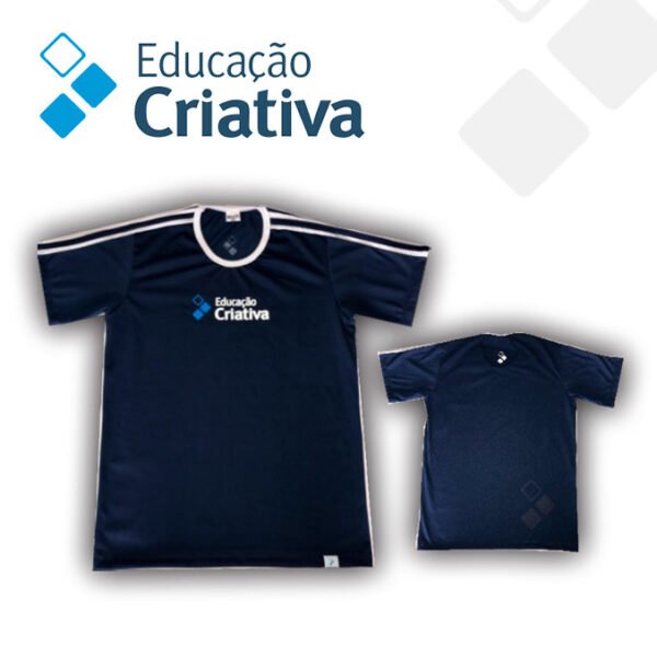 Camisa Masculina Azul Ens. Fundamental - Tam. 6 ao EXG 1