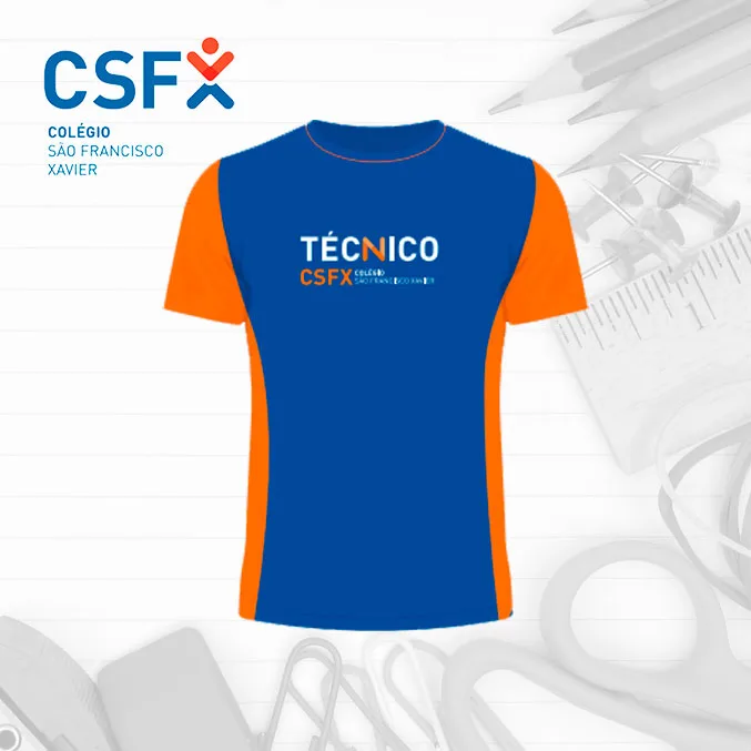 Camisa Unissex Técnico Tam  16 ao EXG 1