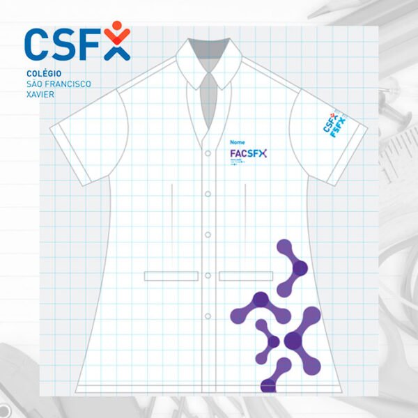 Jaleco Liso Manga Curta Professores Tam. PP ao EXG 1