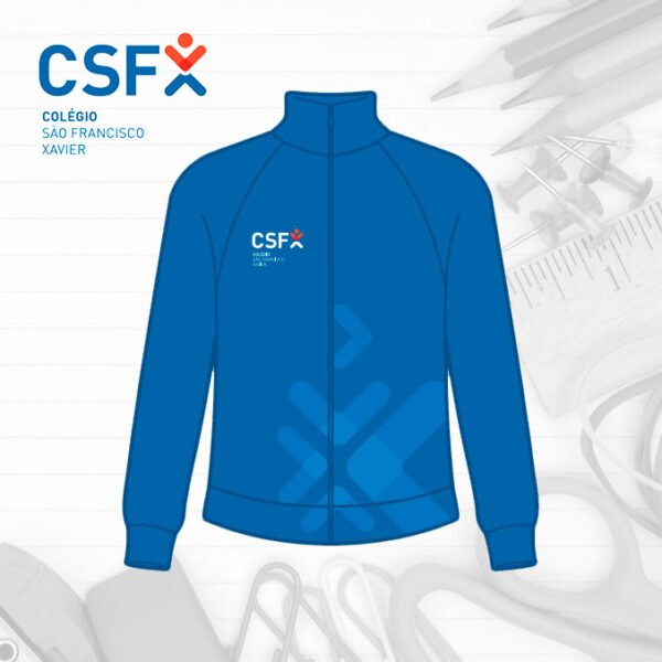 Jaqueta com Gola Alta Ens. Médio - Tam. 4 ao EXG 1