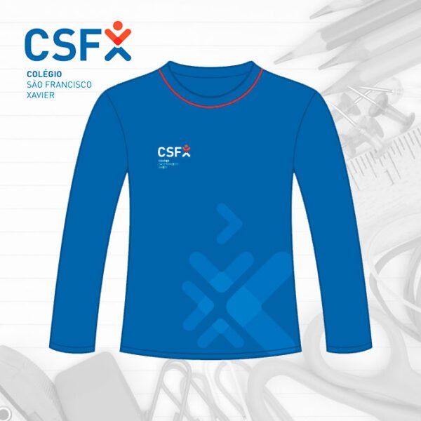 Camisa Manga Longa Ens. Médio - Tam. 6 ao EXG 1
