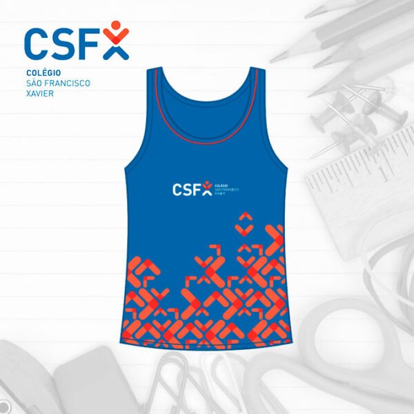 Camiseta Regata Ed. Infantil - Tam. 1 ao 10