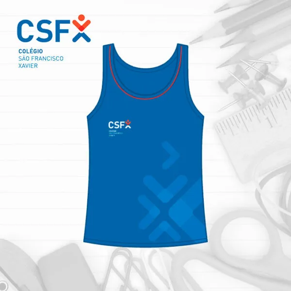 Camiseta Regata Ens  Médio   Tam  6 ao EXG 1