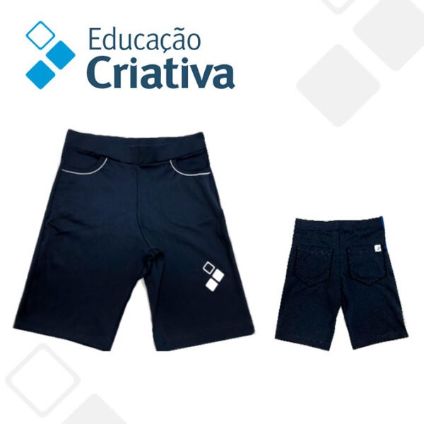 Bermuda Feminina Helanca (Ed. Física) Ens. Fundamental - Tam. 8 ao EXG 1