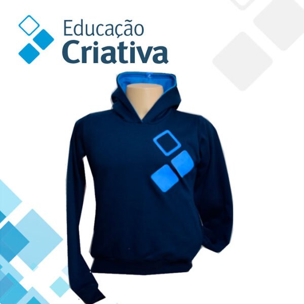 Moletom Azul Marinho Ens. Fundamental - Tam. 8 ao EXG 1