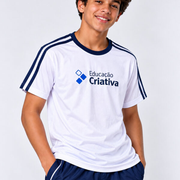 Camisa Masculina Branca Ens  Fundamental – Cidade Nobre