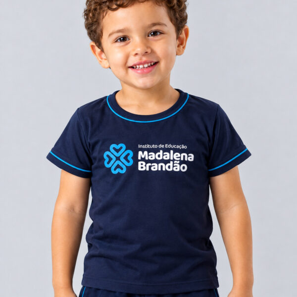 Camisa Unissex Azul Madalena Brandão