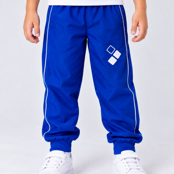 Calça azul comprida da Escola Educação Criativa