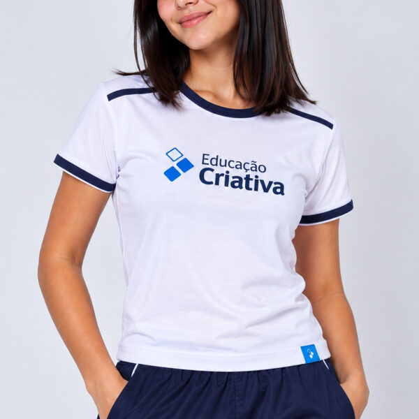 Camisa Feminina Branca Ens  Fundamental – Cidade Nobre